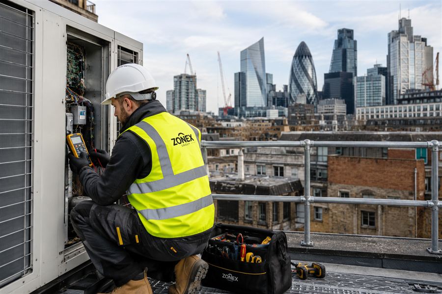 Zonex Group maintenance engineer carrying out planned property repairs